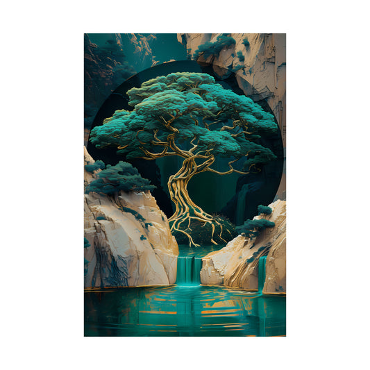 Mystical Arboreal Sanctuary (Matte Vertical Posters)