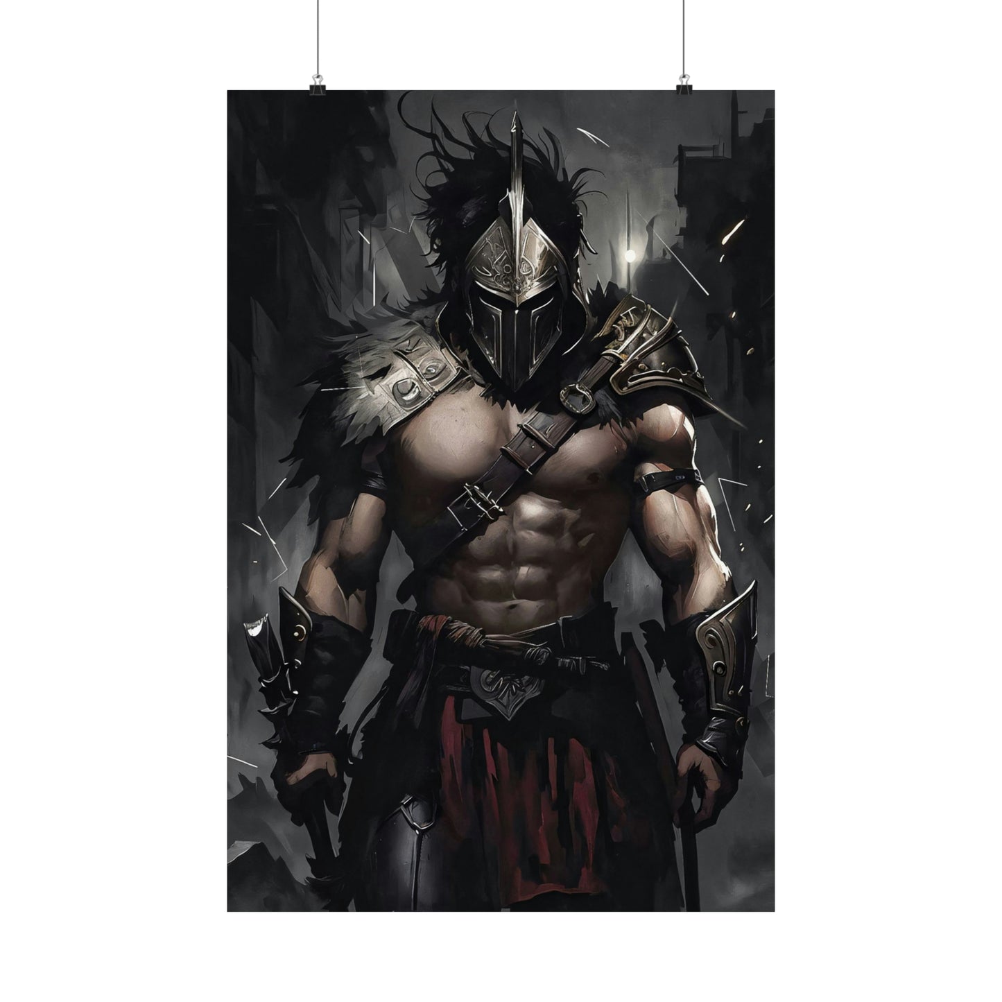 Warrior's Resolve (Matte Vertical Posters)