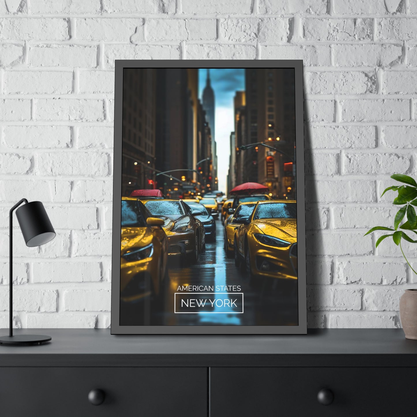 New York Streets: Urban Pulse (Framed Paper Posters)