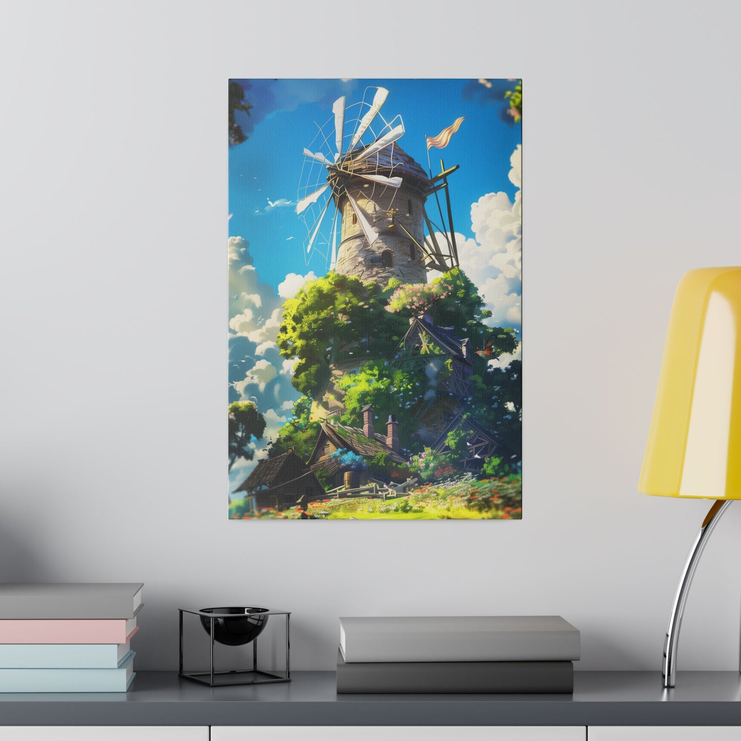 Enchanting Windmill (Matte Canvas, Stretched)