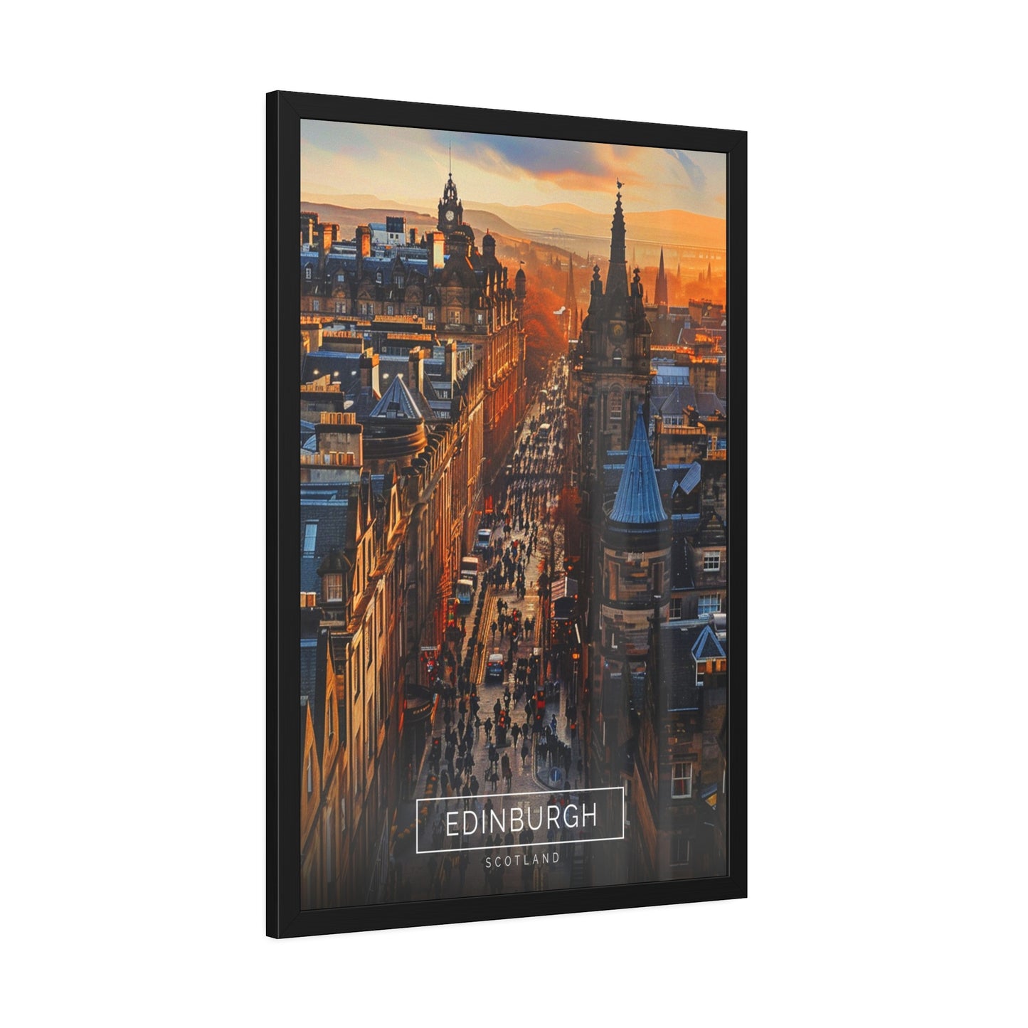 Edinburgh's Royal Mile (Framed Paper Posters)