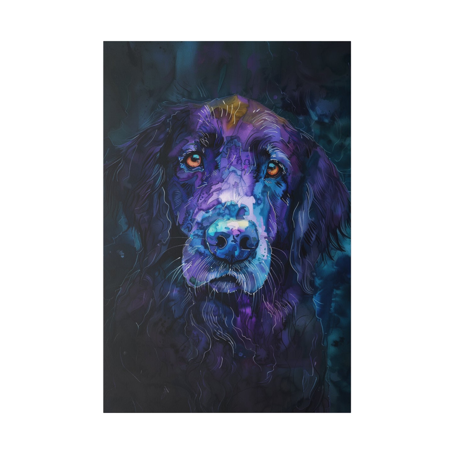 Dreamscape Canine – An Artistic Tribute (Matte Canvas, Stretched)