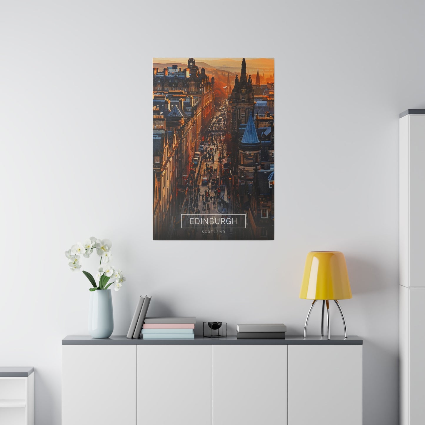 Edinburgh's Royal Mile (Matte Canvas, Stretched)