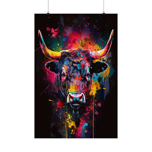 Celestial Bull (Matte Vertical Posters)