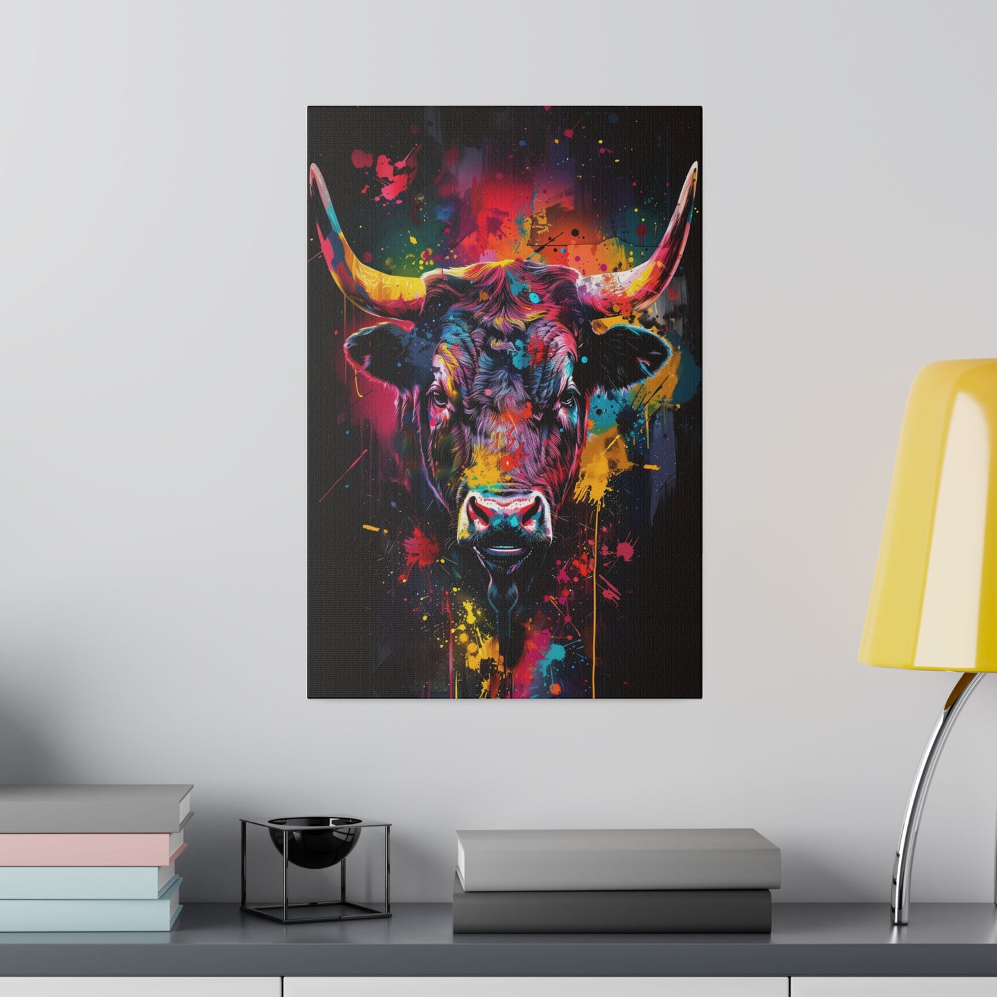 Celestial Bull (Matte Canvas, Stretched)