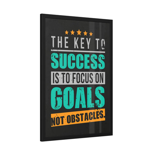 The Key To Success (Framed Paper Posters)