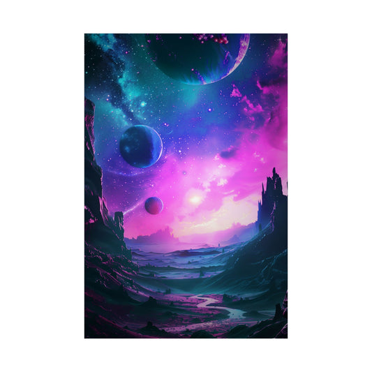 Celestial Dreamscape (Matte Vertical Posters)