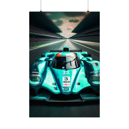 Velocity Rush: Racing into Infinity (Matte Vertical Posters)