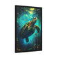 Underwater Sea Turtle (Framed Paper Posters)