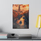 Amsterdam Sunset (Matte Canvas, Stretched)