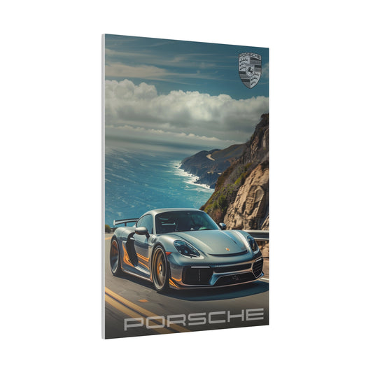 Porsche Coastal Elegance (Matte Canvas, Stretched)