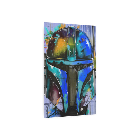 Galactic Warrior Graffiti (Metal Art Sign)