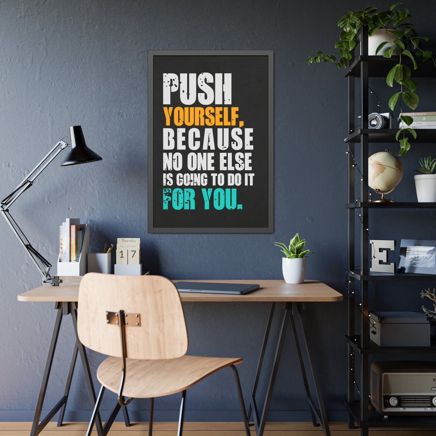 Push Yourself (Framed Paper Posters)