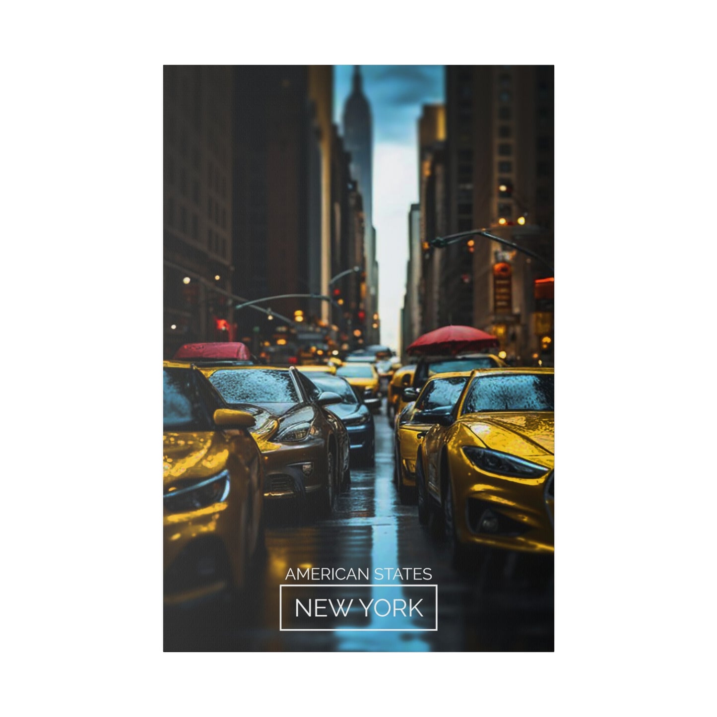 New York Streets: Urban Pulse (Matte Canvas, Stretched)