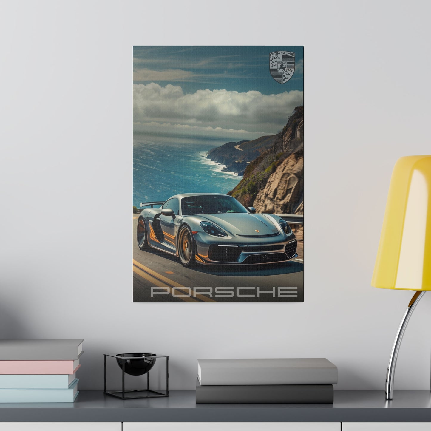 Porsche Coastal Elegance (Matte Canvas, Stretched)