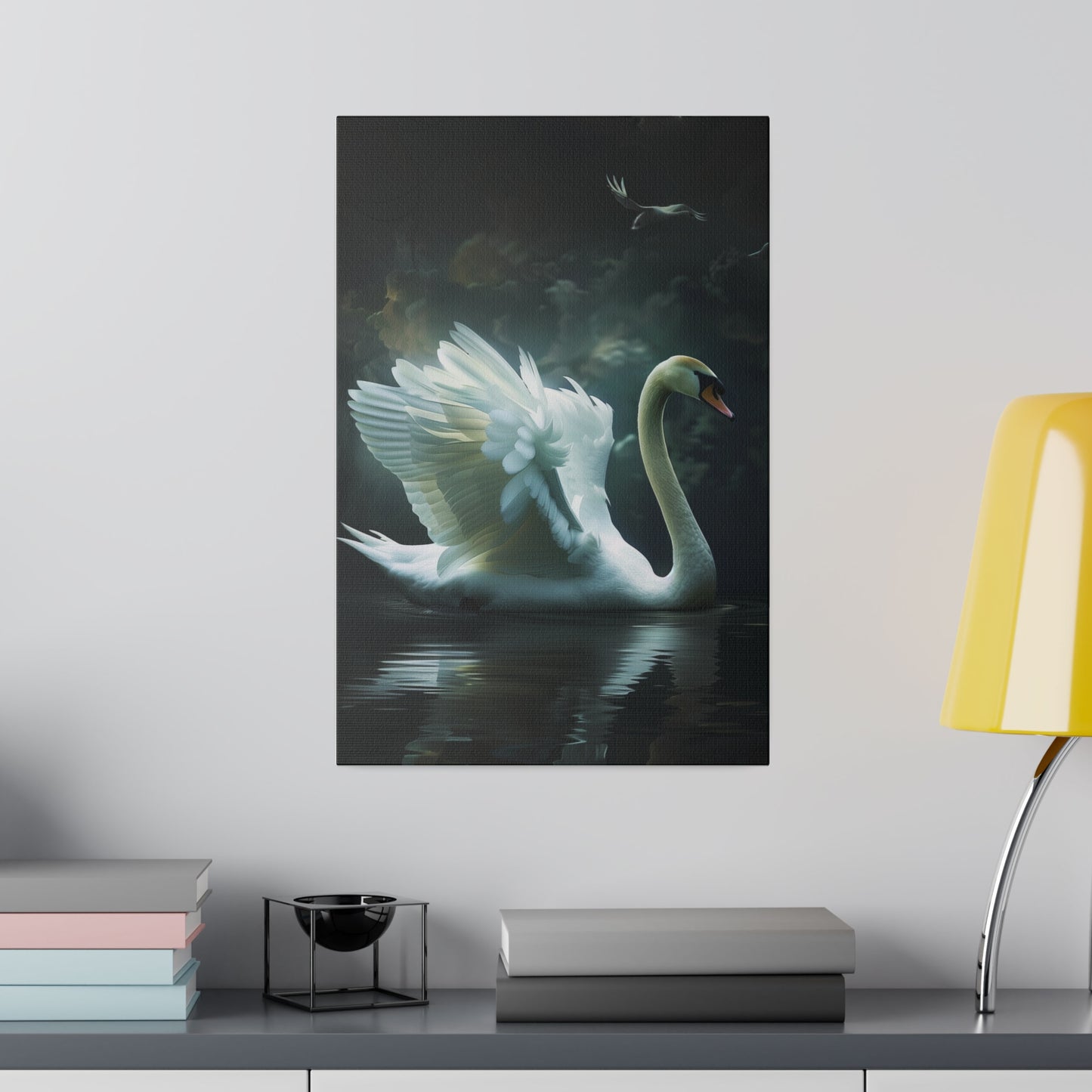 Elegance of the Swan (Matte Canvas, Stretched)