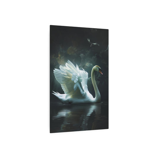 Elegance of the Swan (Metal Art Sign)