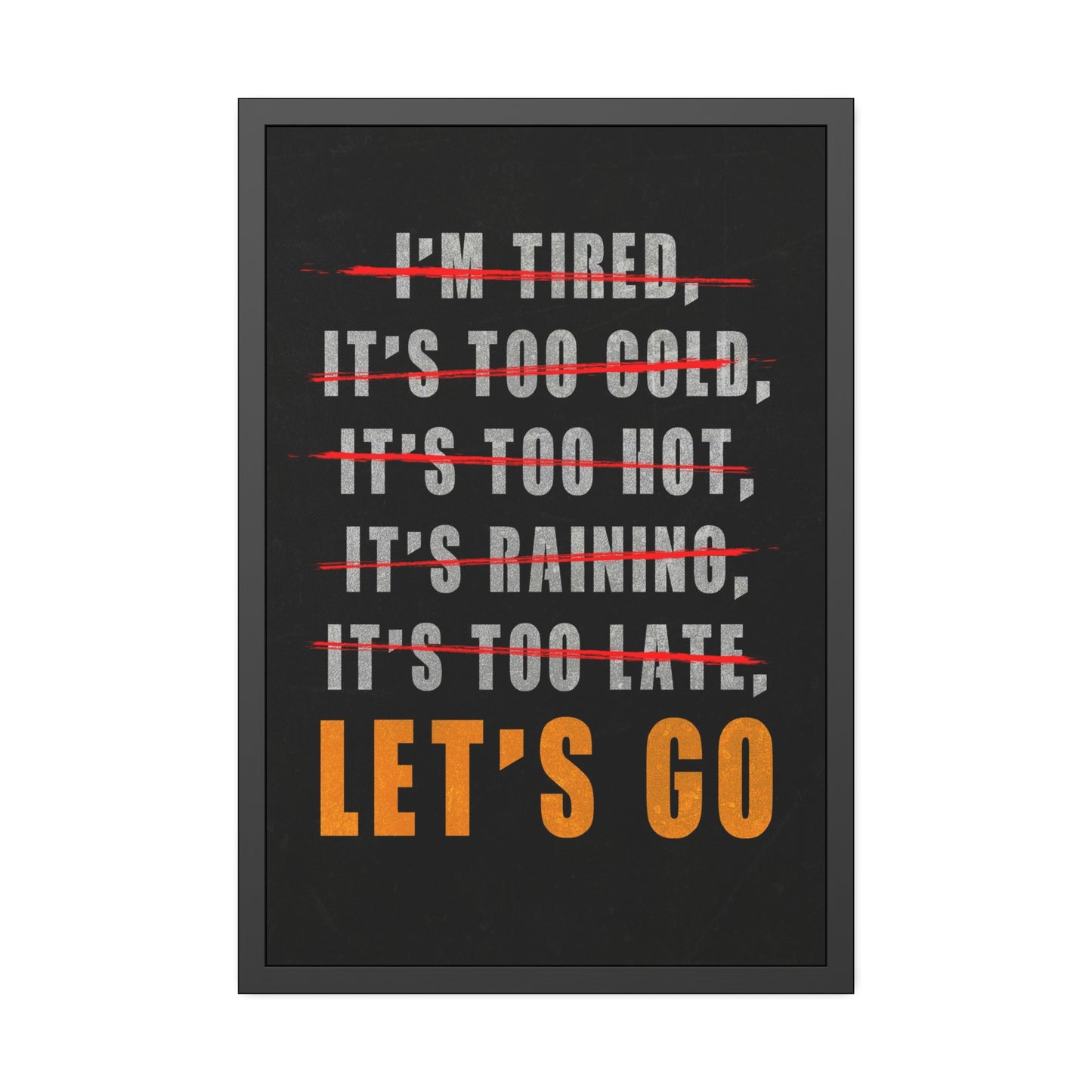 Let's Go (Framed Paper Posters)