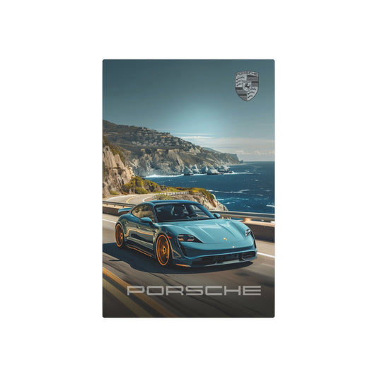 Porsche Seaside Drive (Metal Art Sign)