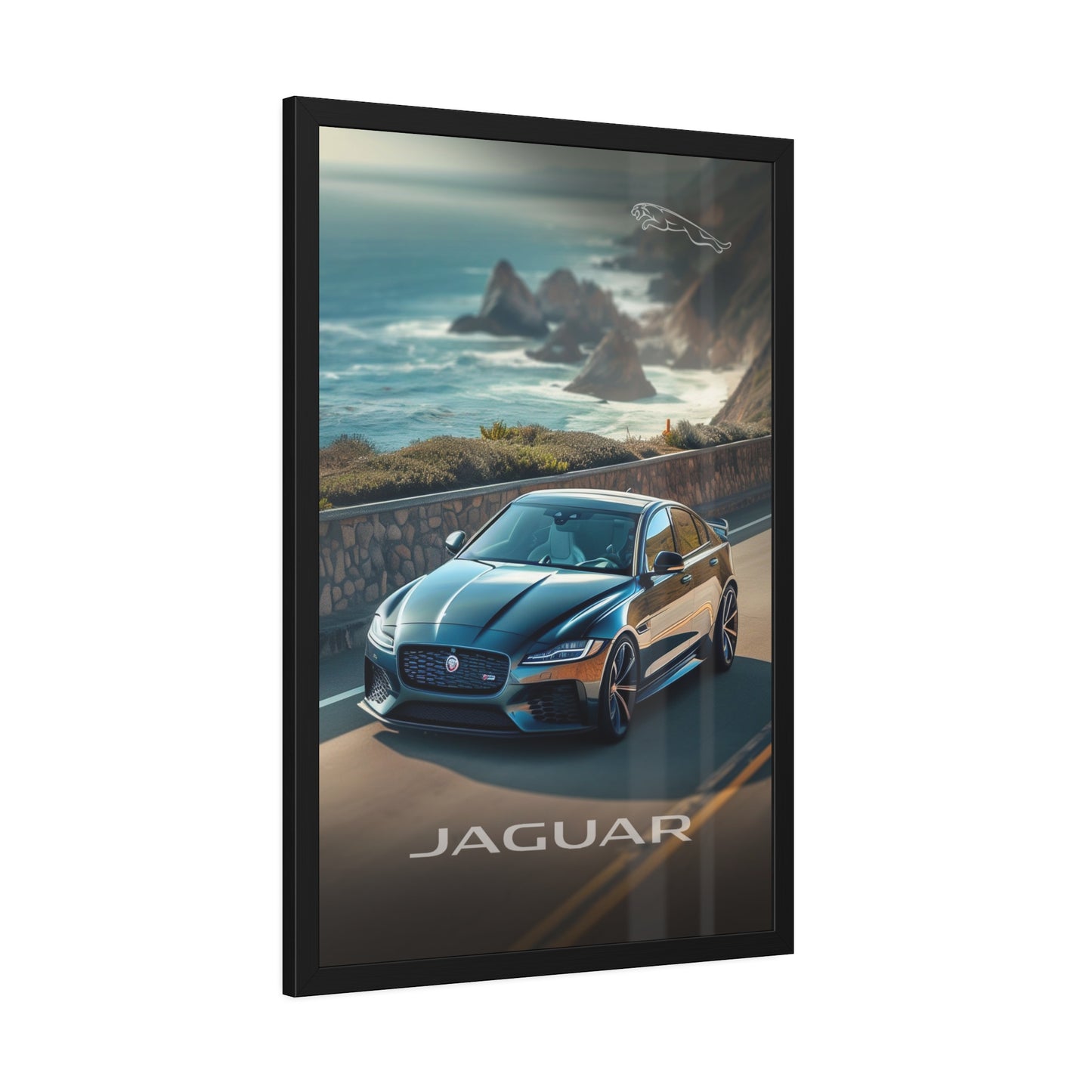 The Beauty of the Black Jaguar (Framed Paper Posters)