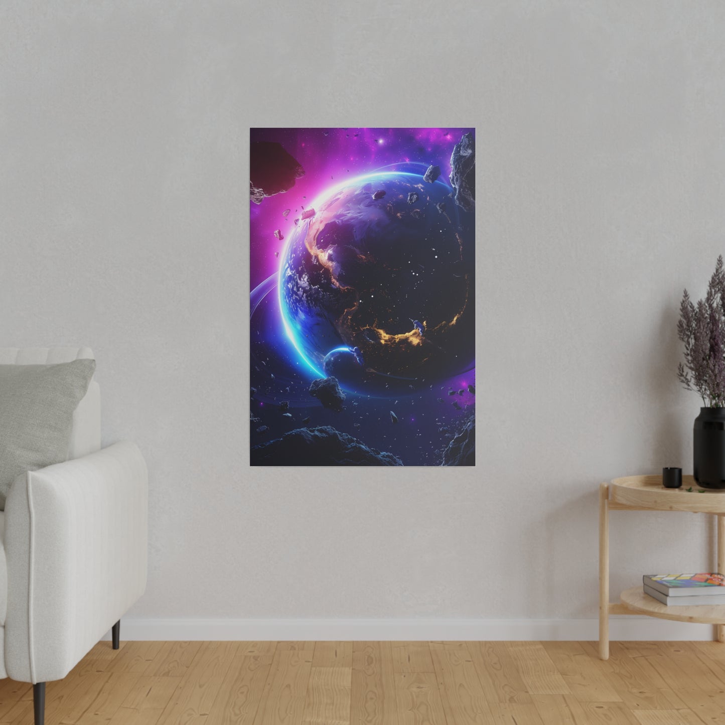 Orbiting Awe (Matte Canvas, Stretched)