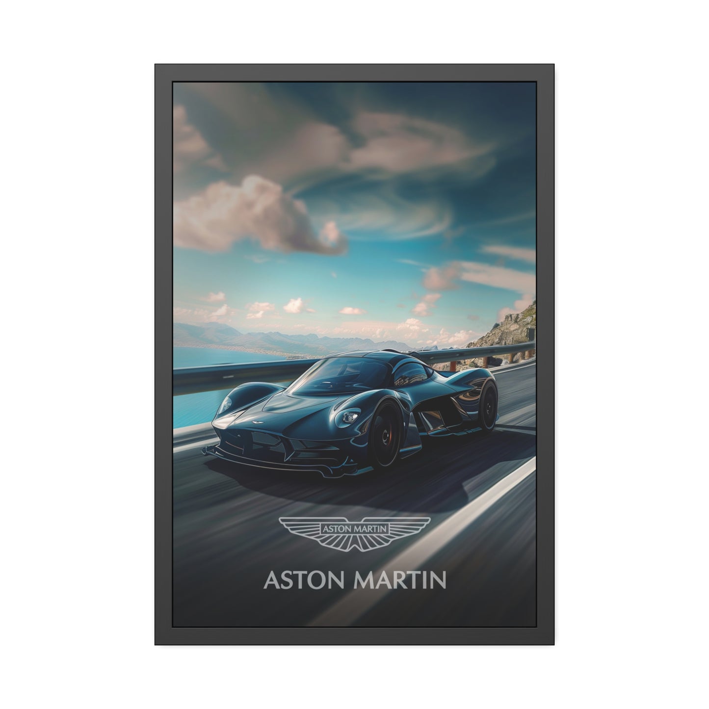 Urban Elegance: Aston Martin in the City (Framed Paper Posters)