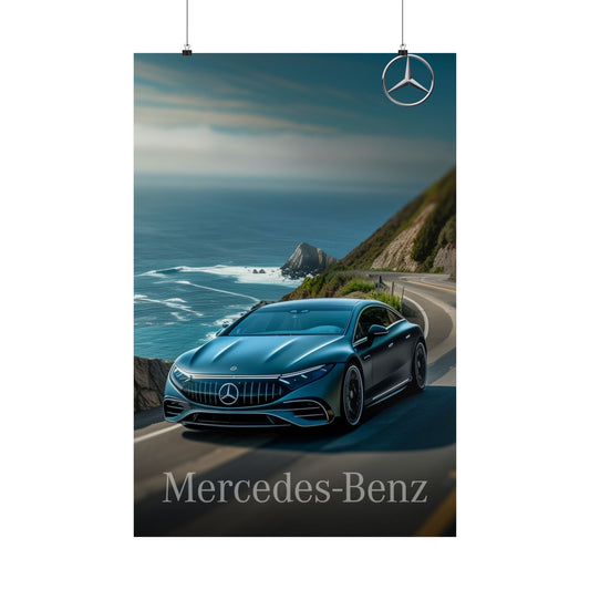 Mercedes-Benz Coastal Drive (Matte Vertical Posters)