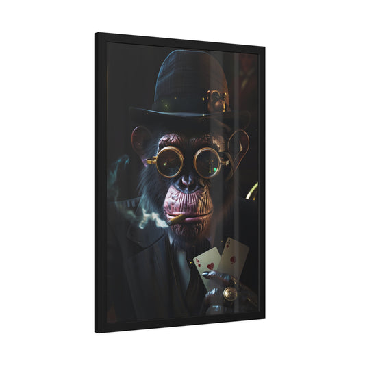 Dapper Chimp (Framed Paper Posters)