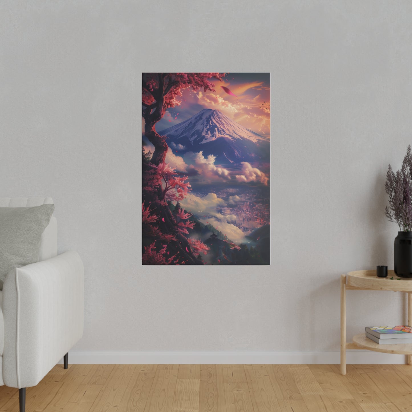 Cherry Blossom Nature (Matte Canvas, Stretched)