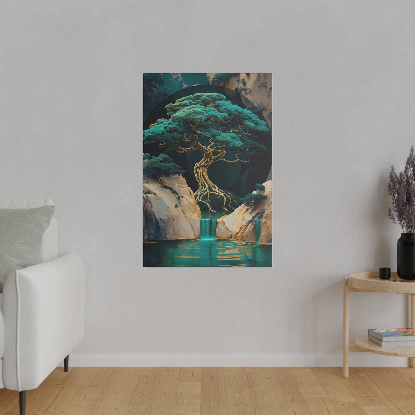 Mystical Arboreal Sanctuary (Matte Canvas, Stretched)