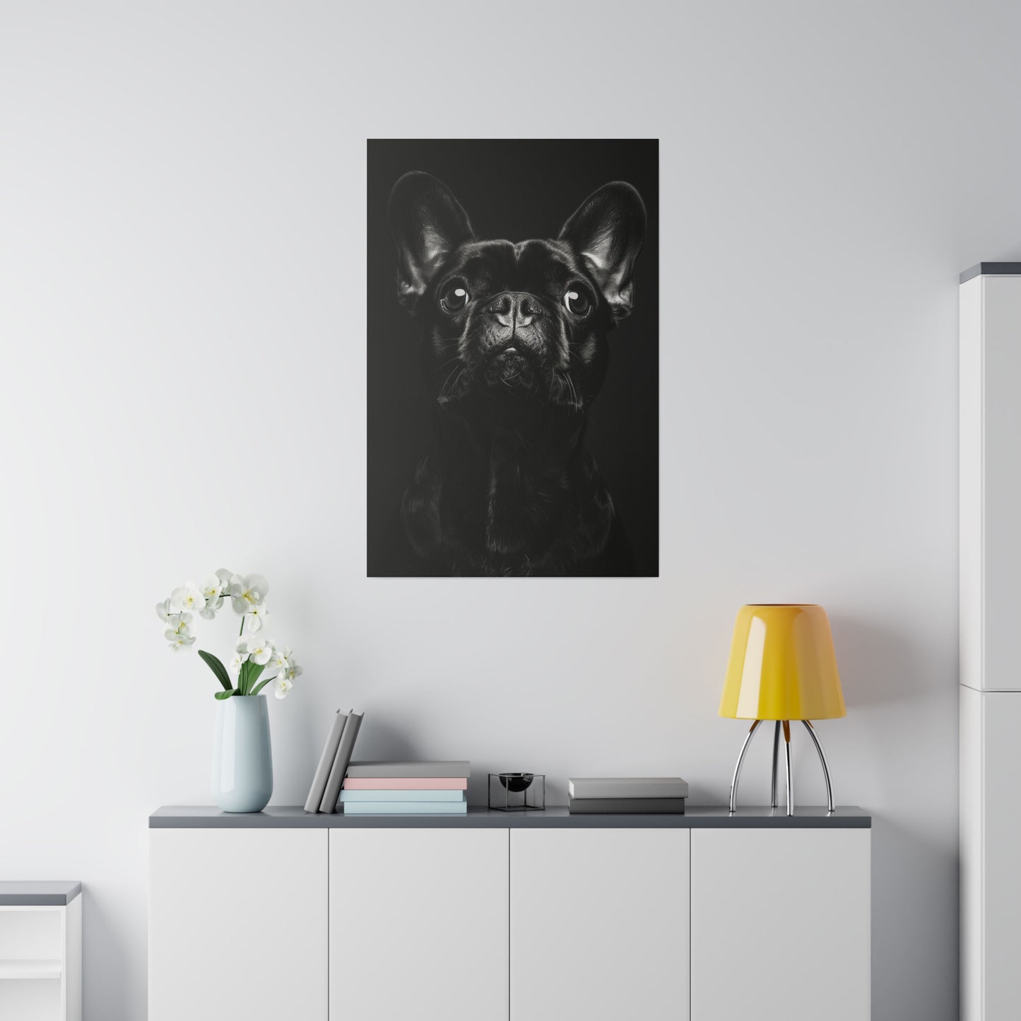 French Bulldog (Matte Canvas, Stretched)