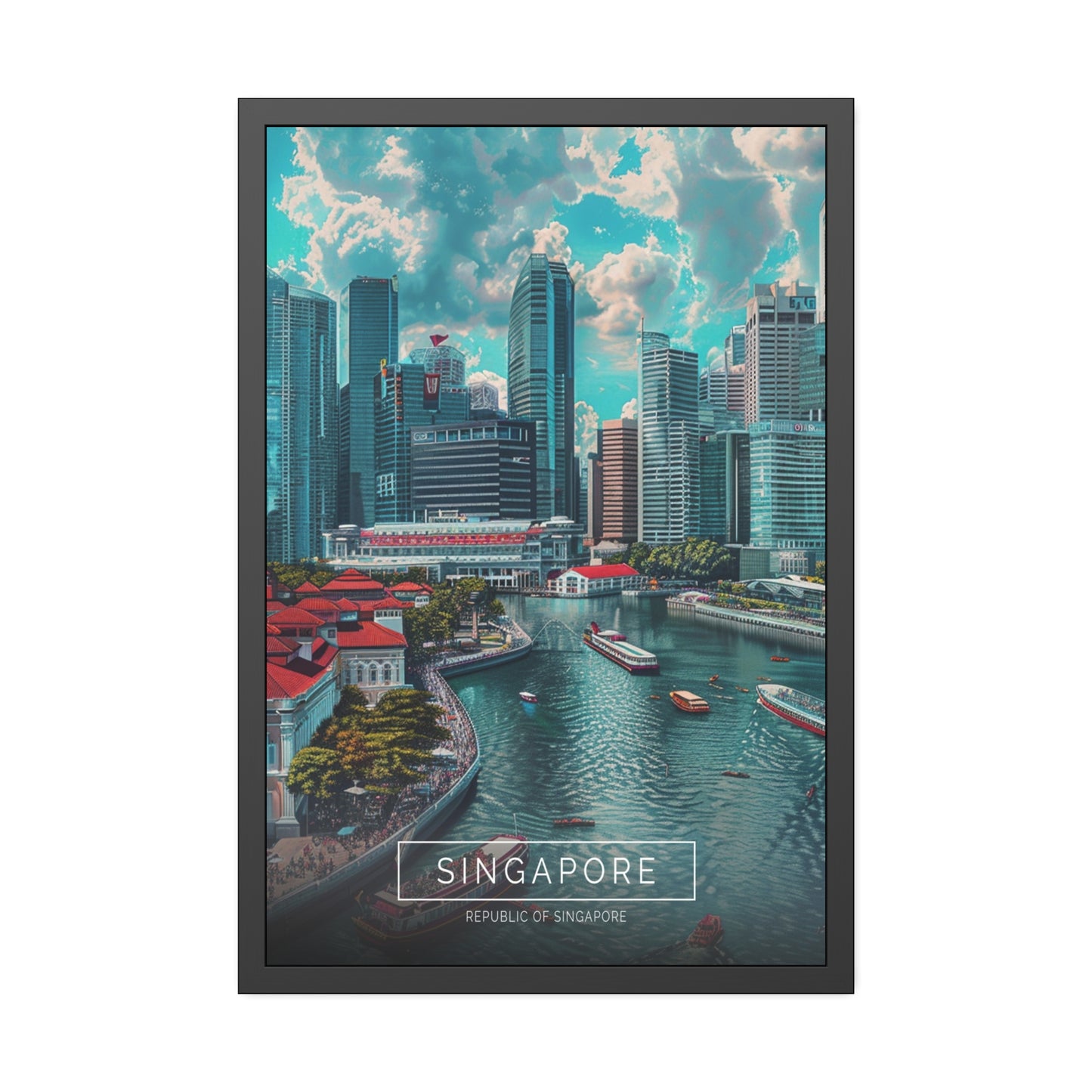 Singapore Symphony (Framed Paper Posters)