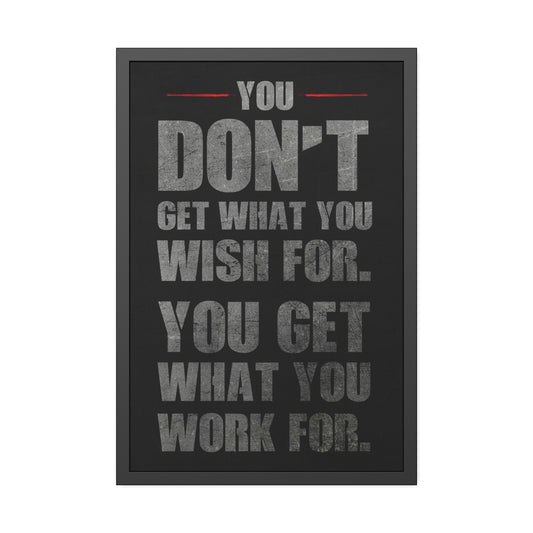 You Don't Get What You Wish For (Framed Paper Posters)