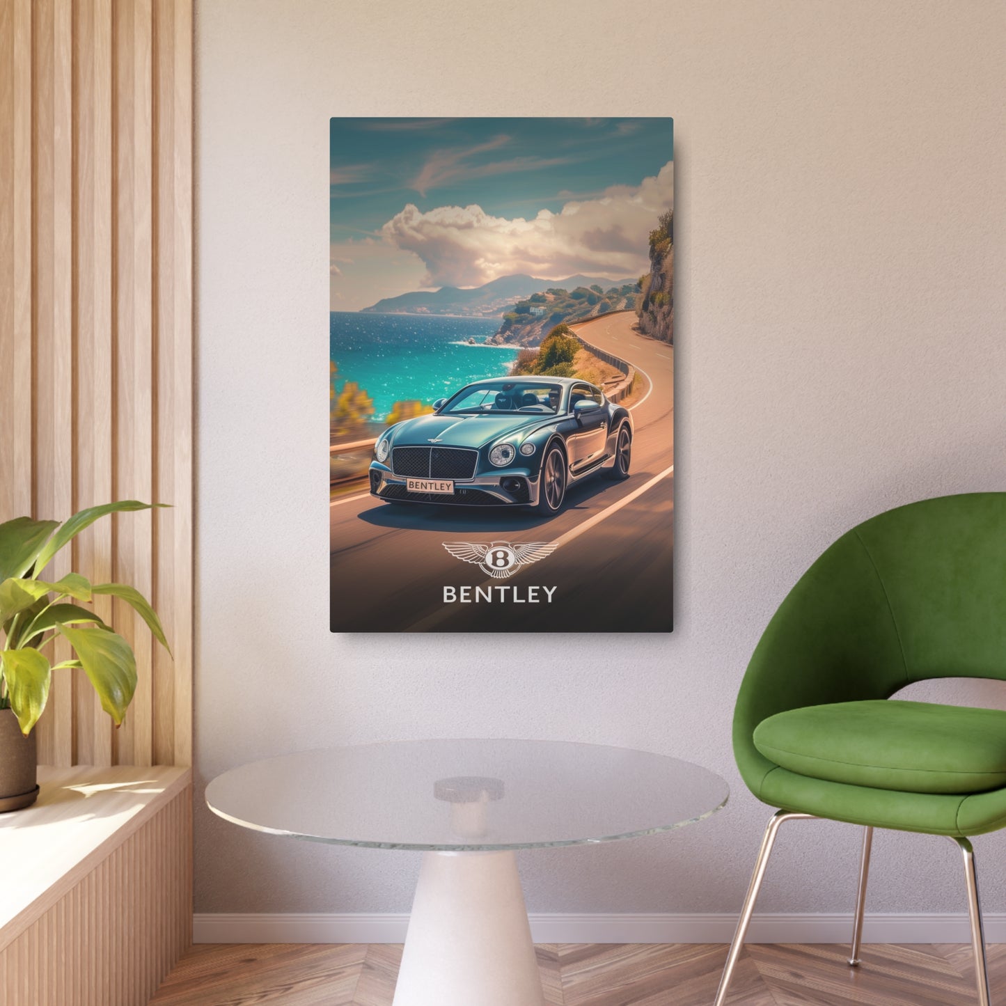 Bentley Coastal Cruise (Metal Art Sign)