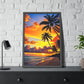 Tropical Sunset Serenity (Framed Paper Posters)