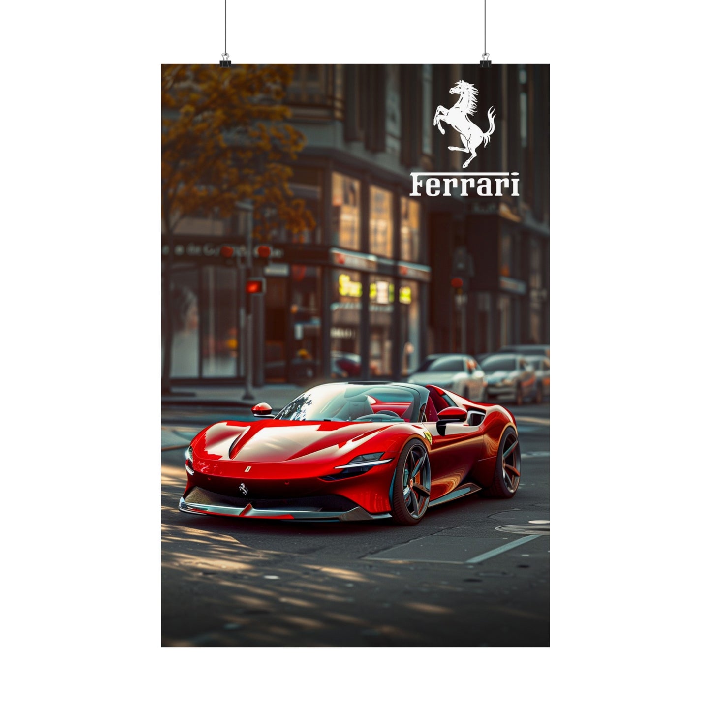 Fast Ferrari (Matte Vertical Posters)