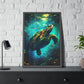 Underwater Sea Turtle (Framed Paper Posters)