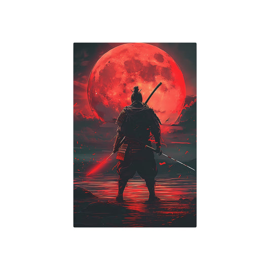 Samurai's Eclipse (Metal Art Sign)