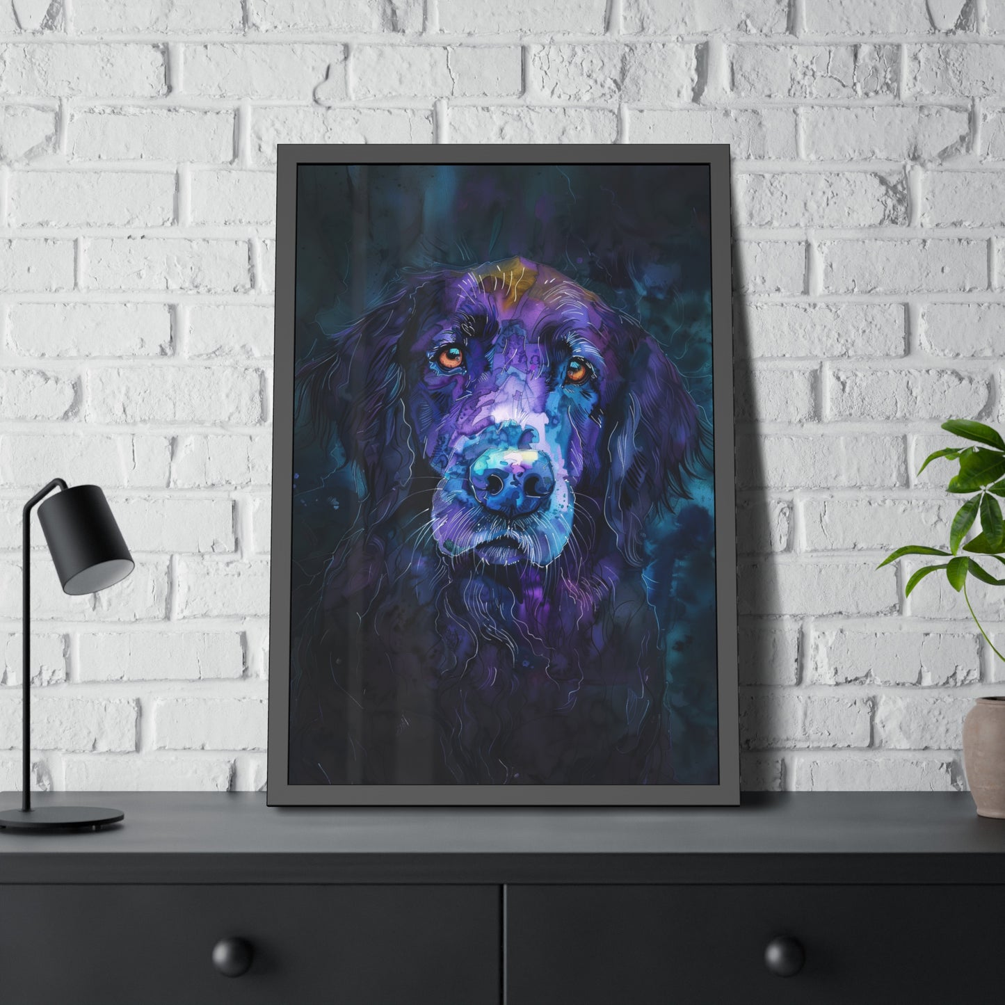 Dreamscape Canine – An Artistic Tribute (Framed Paper Posters)