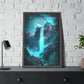 Mountain Waterfall (Framed Paper Posters)