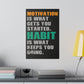 Motivation and Habit (Matte Canvas, Stretched)