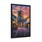 Pagoda Sunset Boulevard (Framed Paper Posters)