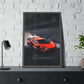 Red Lamborghini Drift (Framed Paper Posters)