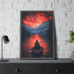 Sunset Lake Reflection (Framed Paper Posters)