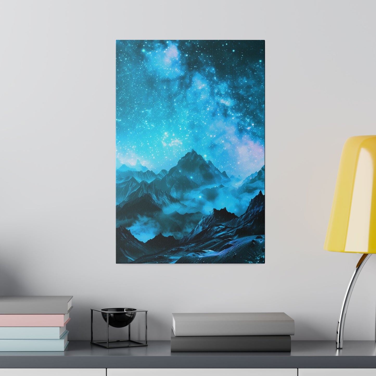 Mountain and Moon (Matte Canvas, Stretched)