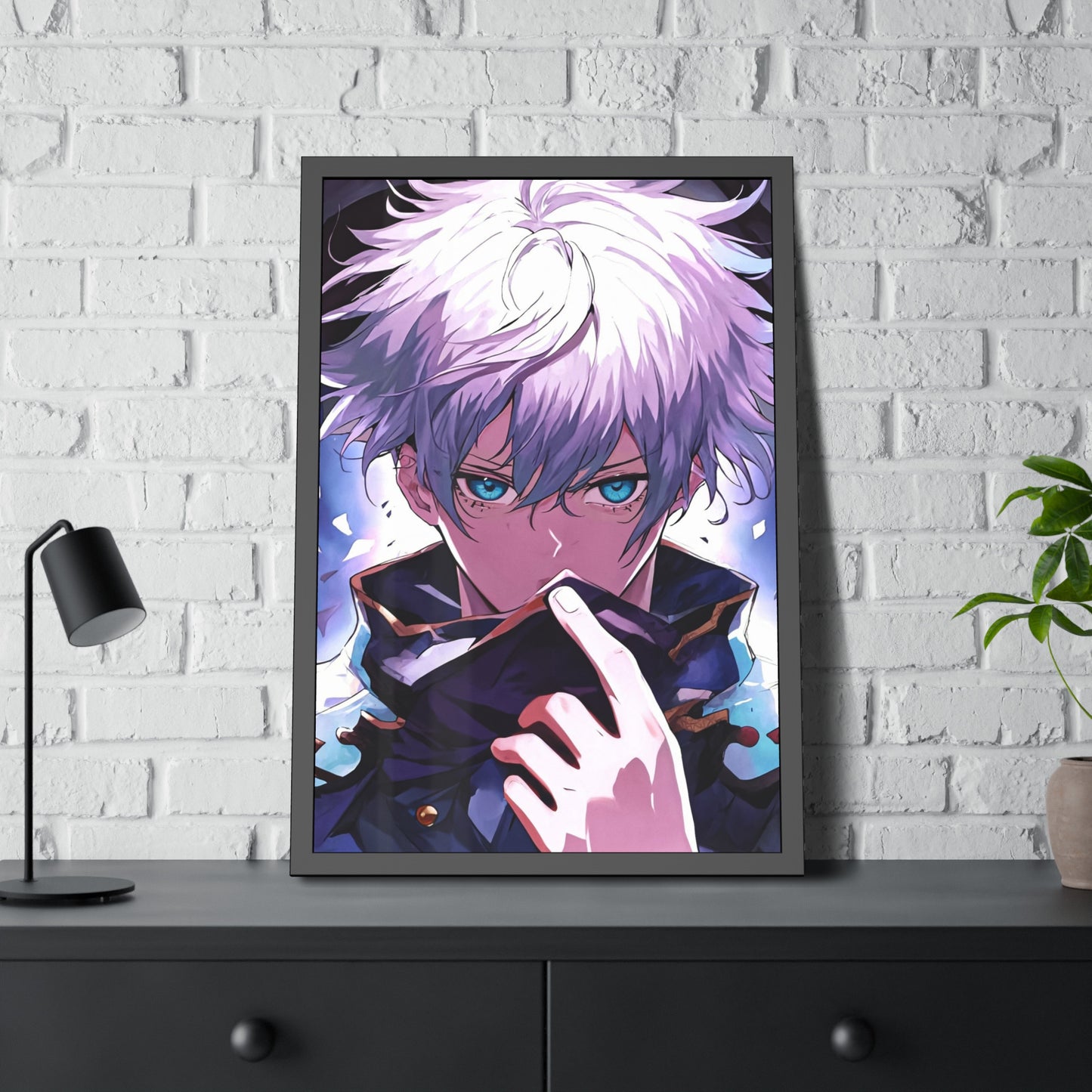 Azure Gaze (Framed Paper Posters)