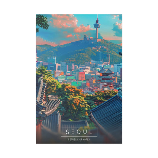 Seoul's Serenity (Matte Canvas, Stretched)