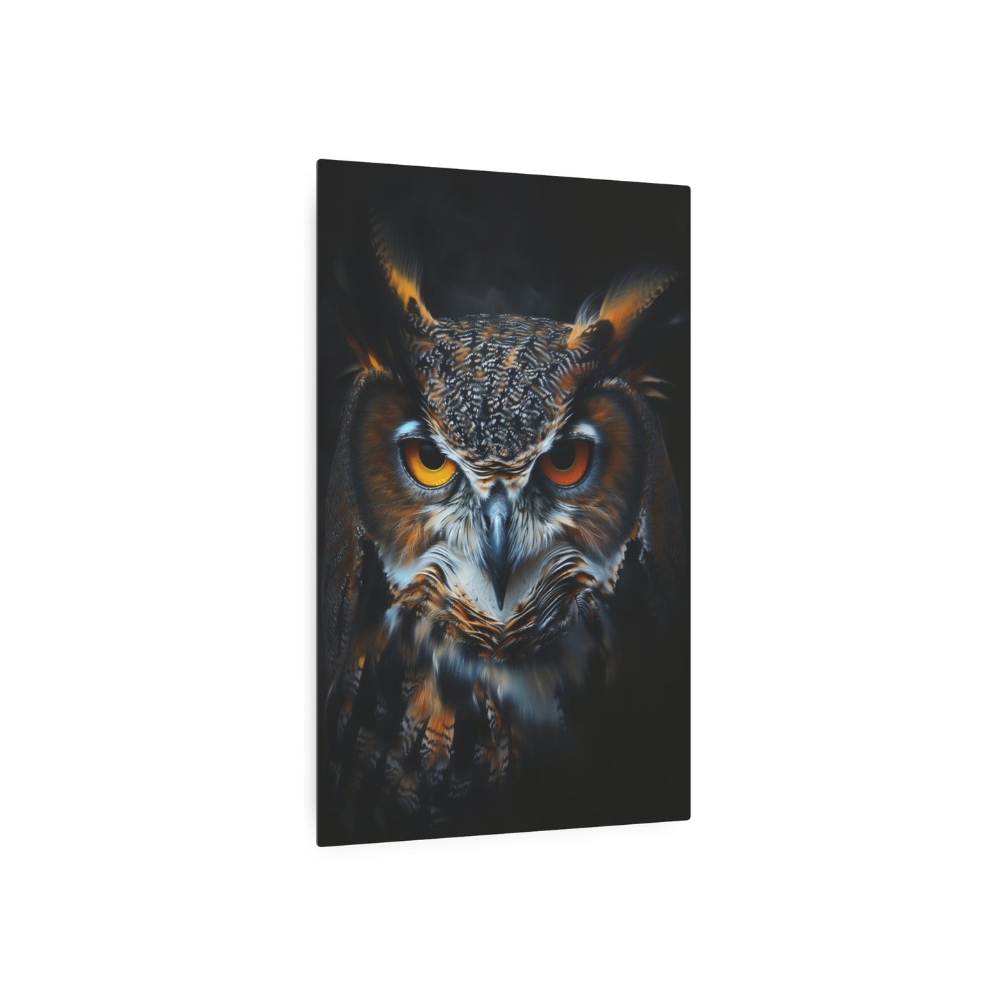 Intense Gaze (Metal Art Sign)