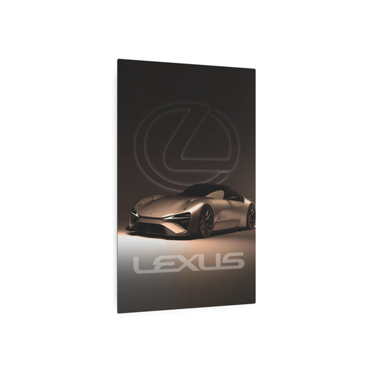 Gold Luxe Lexus (Metal Art Sign)