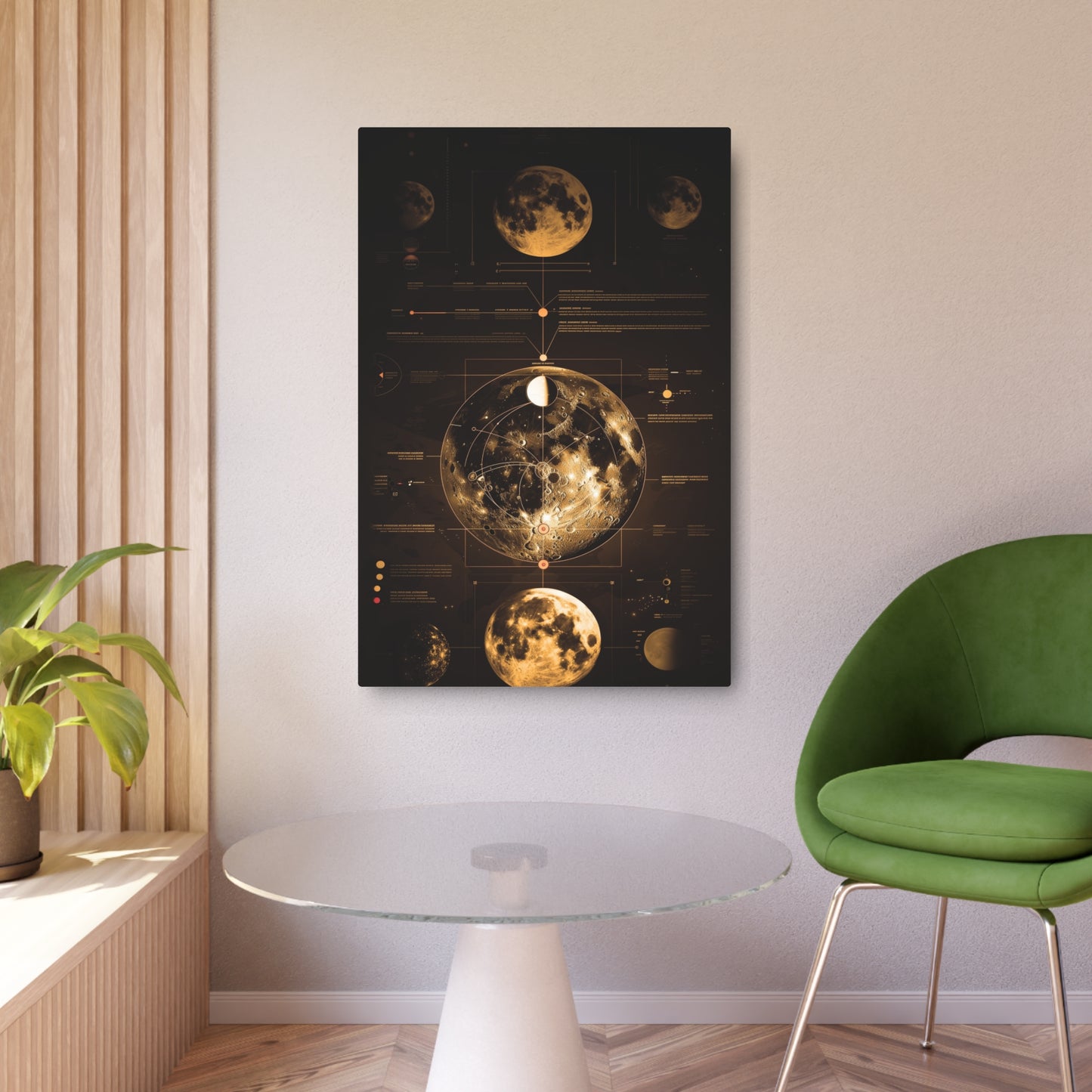 Lunar Phenomena (Metal Art Sign)